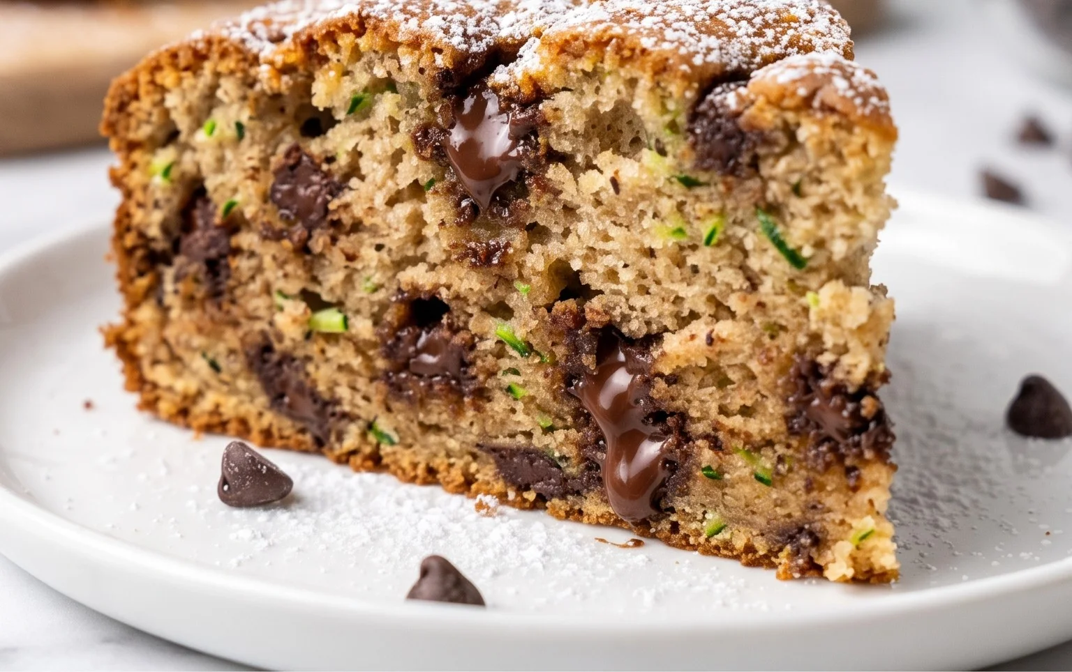 Chocolate Chip Zucchini Cake