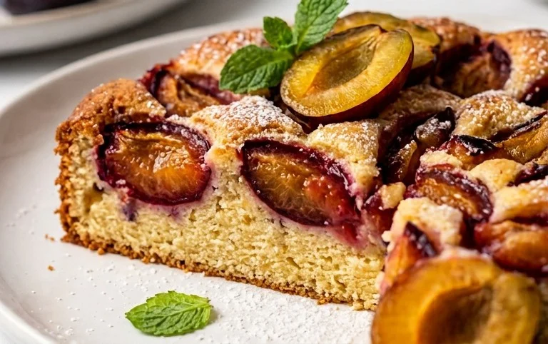 Ach wie schön: ein 10-Minute-Plum-Cake!