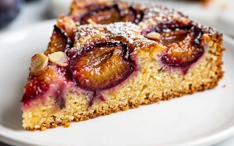 Französischer Pflaumenkuchen