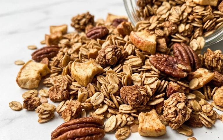 Gesundes Apfelkuchen Granola: Dein Morgen-Genuss